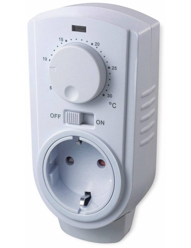 CHILITEC Steckdosenthermostat ST-35, analog, 3500 W von ChiliTec