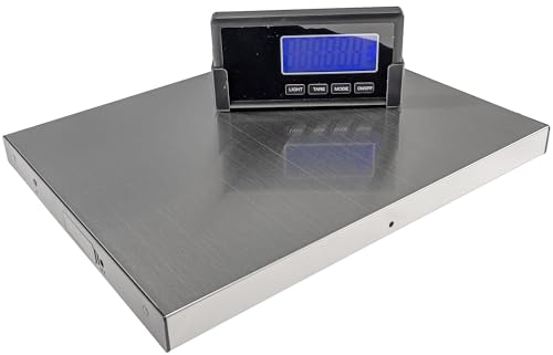 ChiliTec Digitale Paketwaage bis 100Kg Display kabellos Funkverbindung Plattformwaage Briefwaage mit großer Plattform 38x30cm externes beleuchtetes LCD ChiliTec Digitale Paketwaage bis 100Kg Display kabellos Funkverbindung Plattformwaage Briefwaage mit großer Plattform 38x30cm externes beleuchtetes LCD von ChiliTec