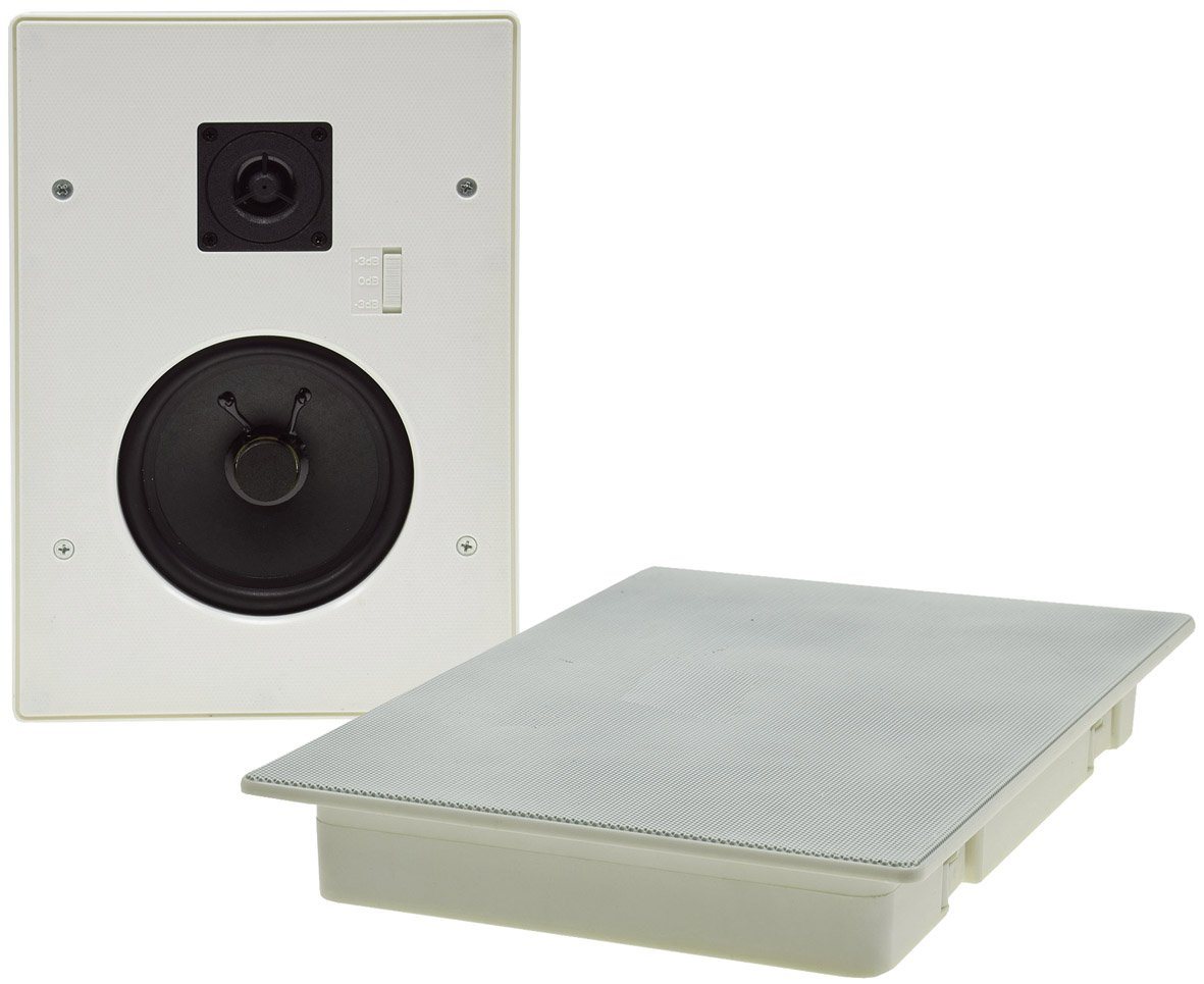 ChiliTec Einbaulautsprecher für Wand und Decke 8 Ohm Weiß Lautsprecher von ChiliTec