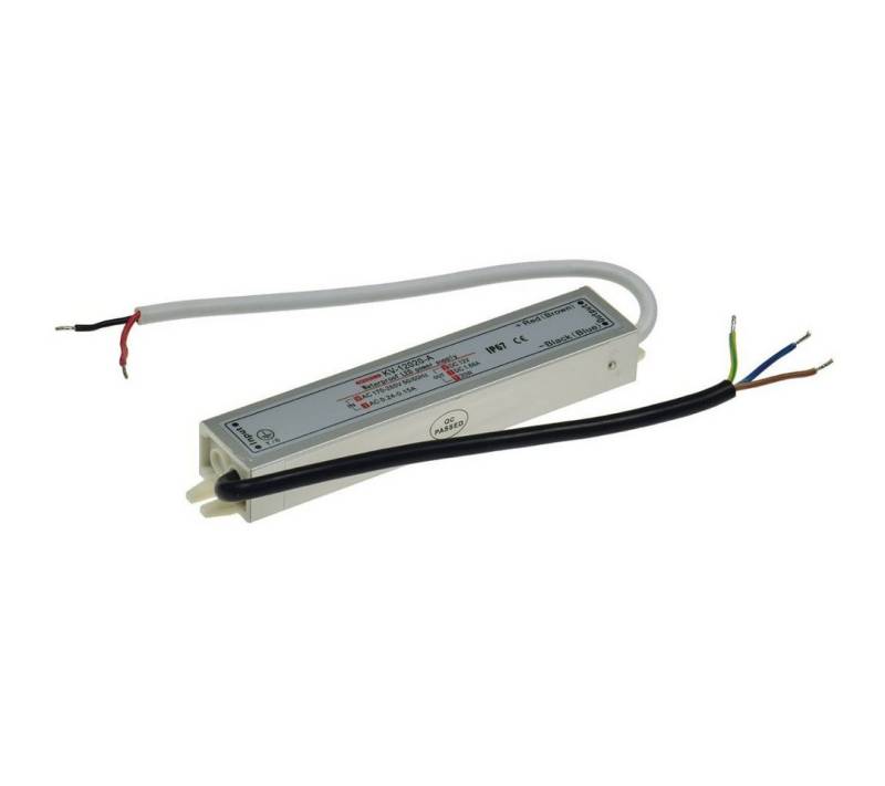 ChiliTec Elektronischer LED-Trafo 12V 20W IP67 für Innen & Außen, vergossen Trafo von ChiliTec