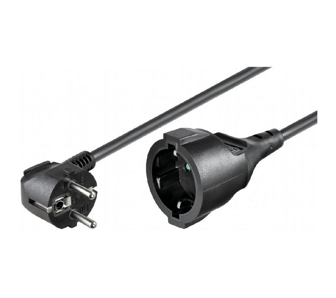 ChiliTec Verlängerungskabel (Schukostecker auf Schukobuchse) 10m schwarz Verlängerungskabel von ChiliTec