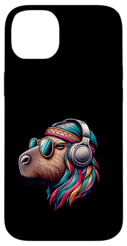 Groovy Capybara Vibes – Retro-Kopfhörer & Shades Art Hülle für iPhone 14 Plus Groovy Capybara Vibes – Retro-Kopfhörer & Shades Art Hülle für iPhone 14 Plus von Chill Critter Collective