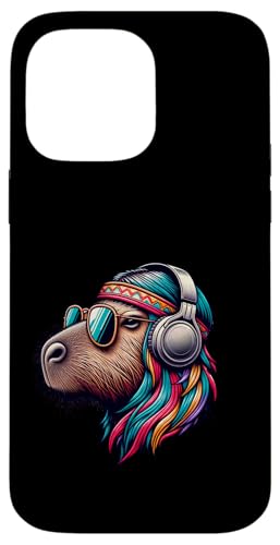 Groovy Capybara Vibes – Retro-Kopfhörer & Shades Art Hülle für iPhone 14 Pro Max Groovy Capybara Vibes – Retro-Kopfhörer & Shades Art Hülle für iPhone 14 Pro Max von Chill Critter Collective