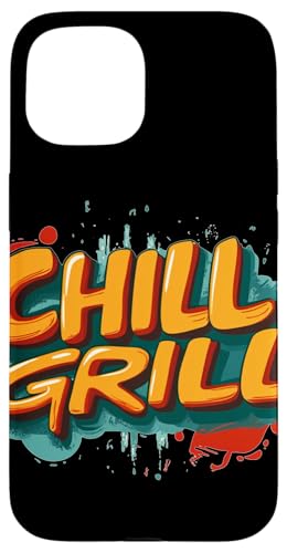 Awesome Chill Grill Emblem Kostüm für Jungen und Mädchen Hülle für iPhone 15 Awesome Chill Grill Emblem Kostüm für Jungen und Mädchen Hülle für iPhone 15 von Chill Grill