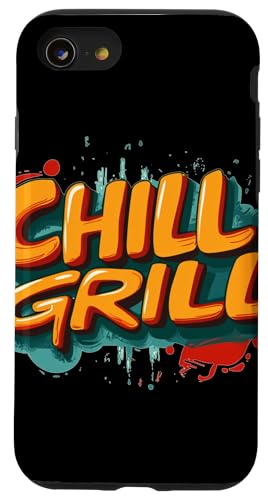 Awesome Chill Grill Emblem Kostüm für Jungen und Mädchen Hülle für iPhone SE (2020) / 7 / 8 von Chill Grill