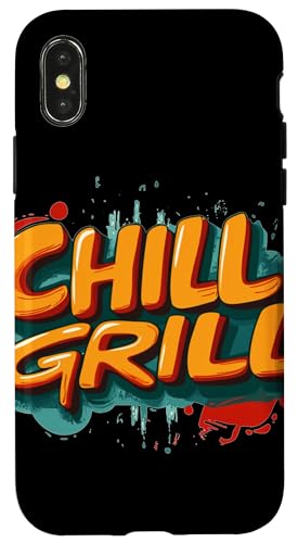 Awesome Chill Grill Emblem Kostüm für Jungen und Mädchen Hülle für iPhone X/XS Awesome Chill Grill Emblem Kostüm für Jungen und Mädchen Hülle für iPhone X/XS von Chill Grill