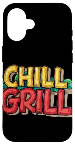 Schönes Chill Grill Statement Emblem Kostüm Hülle für iPhone 16 Schönes Chill Grill Statement Emblem Kostüm Hülle für iPhone 16 von Chill Grill