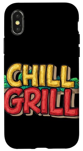 Schönes Chill Grill Statement Emblem Kostüm Hülle für iPhone X/XS Schönes Chill Grill Statement Emblem Kostüm Hülle für iPhone X/XS von Chill Grill