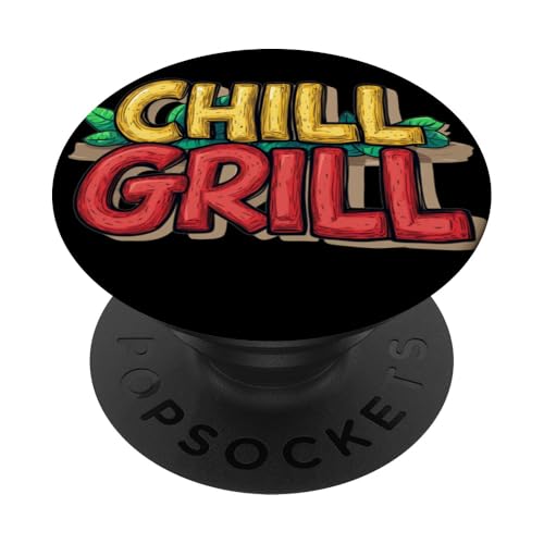Schönes Chill Grill Statement Emblem Kostüm PopSockets Klebender PopGrip Schönes Chill Grill Statement Emblem Kostüm PopSockets Klebender PopGrip von Chill Grill