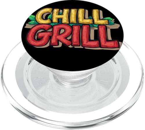 Schönes Chill Grill Statement Emblem Kostüm PopSockets PopGrip für MagSafe Schönes Chill Grill Statement Emblem Kostüm PopSockets PopGrip für MagSafe von Chill Grill