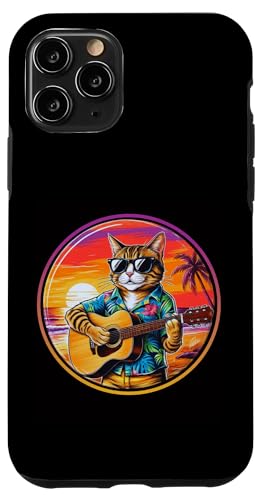 Lustige Katze spielt Gitarre am Strand Hülle für iPhone 11 Pro Lustige Katze spielt Gitarre am Strand Hülle für iPhone 11 Pro von Chillin Kitten Tropical Summer Clothing Co.