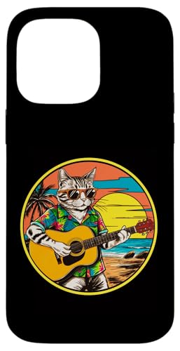 Lustige Katze spielt Gitarre am Strand Hülle für iPhone 14 Pro Max Lustige Katze spielt Gitarre am Strand Hülle für iPhone 14 Pro Max von Chillin Kitten Tropical Summer Clothing Co.