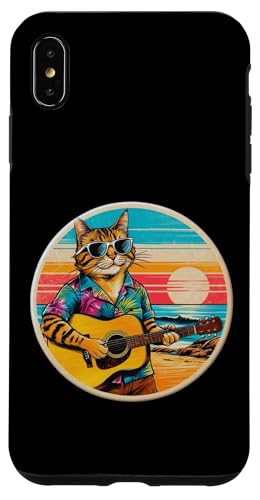 Lustige Katze spielt Gitarre am Strand Hülle für iPhone XS Max Lustige Katze spielt Gitarre am Strand Hülle für iPhone XS Max von Chillin Kitten Tropical Summer Clothing Co.