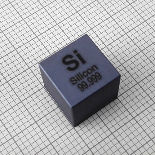 10 mm Mono kristallines Silikon Cube 99,999% 2,3 Gramm 6 Seite Boden Element Probe von Chinaium