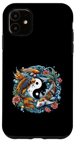 Chinesische Yin-Yang-Koi-Fischharmonie, künstlerische Kreationen Hülle für iPhone 11 Chinesische Yin-Yang-Koi-Fischharmonie, künstlerische Kreationen Hülle für iPhone 11 von Chinese Yin Yang Koi Fish Harmony Creations