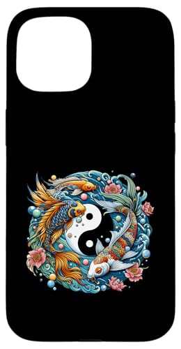 Chinesische Yin-Yang-Koi-Fischharmonie, künstlerische Kreationen Hülle für iPhone 15 Chinesische Yin-Yang-Koi-Fischharmonie, künstlerische Kreationen Hülle für iPhone 15 von Chinese Yin Yang Koi Fish Harmony Creations