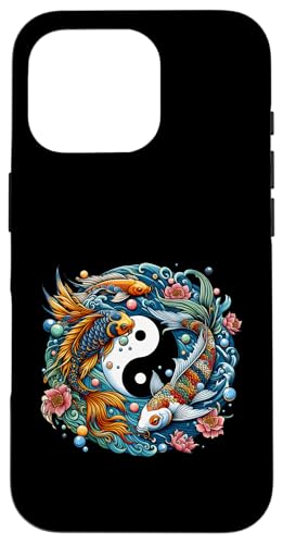 Chinesische Yin-Yang-Koi-Fischharmonie, künstlerische Kreationen Hülle für iPhone 16 Pro von Chinese Yin Yang Koi Fish Harmony Creations