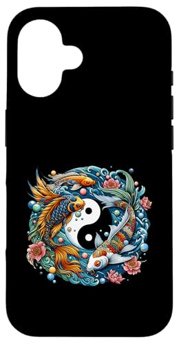 Chinesische Yin-Yang-Koi-Fischharmonie, künstlerische Kreationen Hülle für iPhone 16 Chinesische Yin-Yang-Koi-Fischharmonie, künstlerische Kreationen Hülle für iPhone 16 von Chinese Yin Yang Koi Fish Harmony Creations