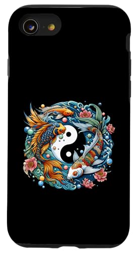 Chinesische Yin-Yang-Koi-Fischharmonie, künstlerische Kreationen Hülle für iPhone SE (2020) / 7 / 8 von Chinese Yin Yang Koi Fish Harmony Creations