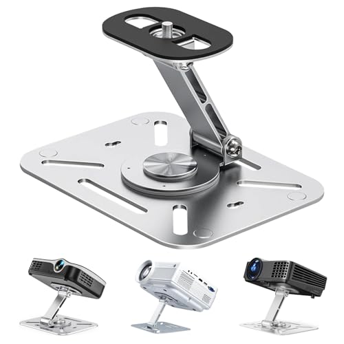 Chingcoo Projector Stand, Projektorhalterung, Beamer Halterung Wand, Beamer Ständer, Kleiner Desktop, Projektor Ständer, Projektor Halterung mit 1/4 Zoll Schraubschnittstelle Chingcoo Projector Stand, Projektorhalterung, Beamer Halterung Wand, Beamer Ständer, Kleiner Desktop, Projektor Ständer, Projektor Halterung mit 1/4 Zoll Schraubschnittstelle von Chingcoo