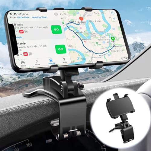 Handyhalter Autocliphalterung, Drehbar 360 Grad Handyhalterung Auto, Dashboard Auto Handyhalter, Phone Holder für 4 bis 7 Zoll Smartphone Halterung Auto Handyhalter Autocliphalterung, Drehbar 360 Grad Handyhalterung Auto, Dashboard Auto Handyhalter, Phone Holder für 4 bis 7 Zoll Smartphone Halterung Auto von Chingcoo