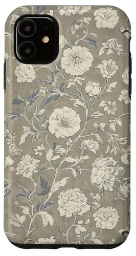 Chinoiserie Blumenmuster Vintage Floral Beige Tan Hülle für iPhone 11 Chinoiserie Blumenmuster Vintage Floral Beige Tan Hülle für iPhone 11 von Chinoiserie Flower Pattern Gifts