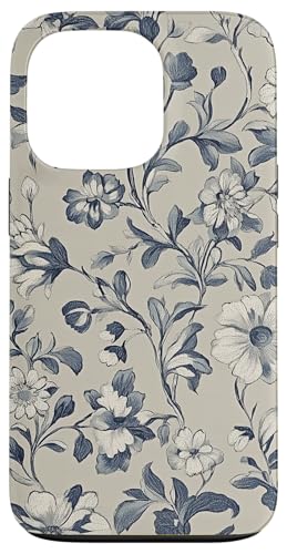 Chinoiserie Blumenmuster Vintage Floral Blau Beige Hülle für iPhone 13 Pro Chinoiserie Blumenmuster Vintage Floral Blau Beige Hülle für iPhone 13 Pro von Chinoiserie Flower Pattern Gifts