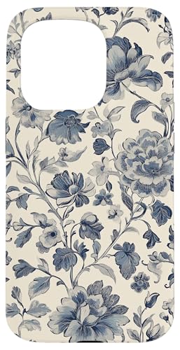 Chinoiserie Blumenmuster Vintage Floral Grau Beige Hülle für iPhone 15 Pro Chinoiserie Blumenmuster Vintage Floral Grau Beige Hülle für iPhone 15 Pro von Chinoiserie Flower Pattern Gifts