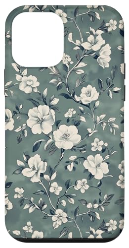 Chinoiserie Blumenmuster Vintage Floral Grau Salbeigrün Hülle für iPhone 12 mini Chinoiserie Blumenmuster Vintage Floral Grau Salbeigrün Hülle für iPhone 12 mini von Chinoiserie Flower Pattern Gifts