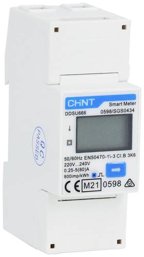 Chint G DDSU666 220/230V 5(80)A RS485 2P MID Wechselstromzähler digital MID-konform: Ja 1St. von Chint