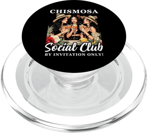 Chismosa Social Club Outfit Mexikanische Cocktail Party PopSockets PopGrip für MagSafe Chismosa Social Club Outfit Mexikanische Cocktail Party PopSockets PopGrip für MagSafe von Chismosa Social Club Design Mexico Damen Grafik
