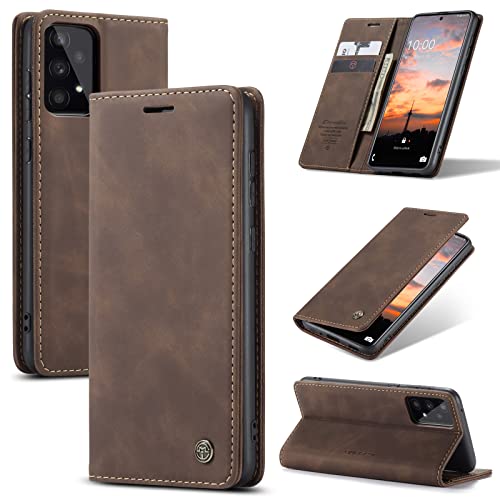 Chocoyi Kompatibel mit Samsung A33 5G Hülle Leder,Magnetverschluss Premium PU Leder Flip Case,Standfunktion.-Kaffee Braun Chocoyi Kompatibel mit Samsung A33 5G Hülle Leder,Magnetverschluss Premium PU Leder Flip Case,Standfunktion.-Kaffee Braun von Chocoyi