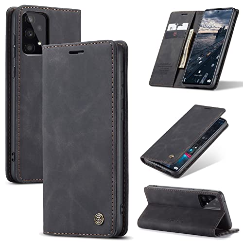 Chocoyi Kompatibel mit Samsung A33 5G Hülle Leder,Magnetverschluss Premium PU Leder Flip Case,Standfunktion.-schwarz Chocoyi Kompatibel mit Samsung A33 5G Hülle Leder,Magnetverschluss Premium PU Leder Flip Case,Standfunktion.-schwarz von Chocoyi