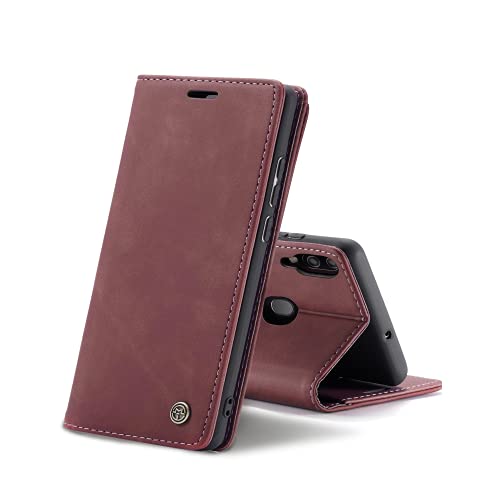 Chocoyi Kompatibel mit Samsung Galaxy A20/A30/M10S Hülle Leder,Magnetverschluss Premium PU Leder Flip Case,Standfunktion.-rot Chocoyi Kompatibel mit Samsung Galaxy A20/A30/M10S Hülle Leder,Magnetverschluss Premium PU Leder Flip Case,Standfunktion.-rot von Chocoyi