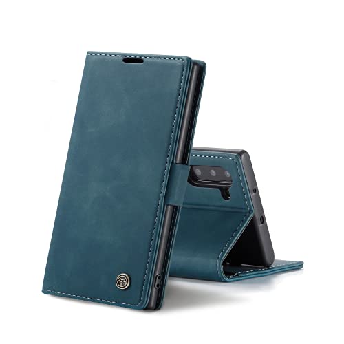 Chocoyi Kompatibel mit Samsung Galaxy Note 10 Hülle Leder,Magnetverschluss Premium PU Leder Flip Case,Standfunktion.-Blau Chocoyi Kompatibel mit Samsung Galaxy Note 10 Hülle Leder,Magnetverschluss Premium PU Leder Flip Case,Standfunktion.-Blau von Chocoyi