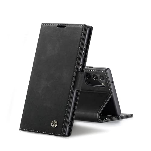 Chocoyi Kompatibel mit Samsung Galaxy Note 20 Hülle Leder,Magnetverschluss Premium PU Leder Flip Case,Standfunktion.-schwarz Chocoyi Kompatibel mit Samsung Galaxy Note 20 Hülle Leder,Magnetverschluss Premium PU Leder Flip Case,Standfunktion.-schwarz von Chocoyi