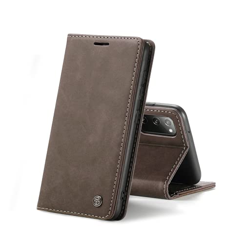 Chocoyi Kompatibel mit Samsung Galaxy S20 FE 4G/5G Hülle Leder,Magnetverschluss Premium PU Leder Flip Case,Standfunktion.-Kaffee Braun Chocoyi Kompatibel mit Samsung Galaxy S20 FE 4G/5G Hülle Leder,Magnetverschluss Premium PU Leder Flip Case,Standfunktion.-Kaffee Braun von Chocoyi