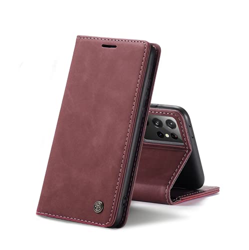 Chocoyi Kompatibel mit Samsung Galaxy S21 Ultra Hülle Leder,Magnetverschluss Premium PU Leder Flip Case,Standfunktion.-rot Chocoyi Kompatibel mit Samsung Galaxy S21 Ultra Hülle Leder,Magnetverschluss Premium PU Leder Flip Case,Standfunktion.-rot von Chocoyi
