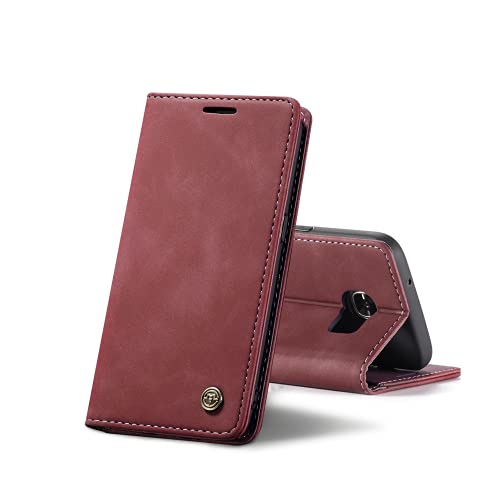 Chocoyi Kompatibel mit Samsung Galaxy S7 Edge Hülle Leder,Magnetverschluss Premium PU Leder Flip Case,Standfunktion.-rot Chocoyi Kompatibel mit Samsung Galaxy S7 Edge Hülle Leder,Magnetverschluss Premium PU Leder Flip Case,Standfunktion.-rot von Chocoyi