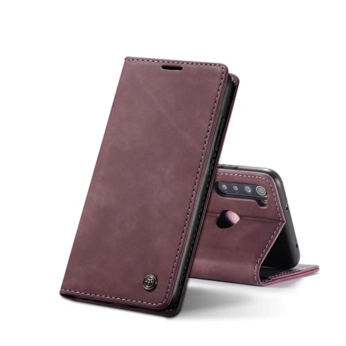Chocoyi Kompatibel mit Xiaomi Redmi Note 8 Hülle Leder,Magnetverschluss Premium PU Leder Flip Case,Standfunktion.-rot Chocoyi Kompatibel mit Xiaomi Redmi Note 8 Hülle Leder,Magnetverschluss Premium PU Leder Flip Case,Standfunktion.-rot von Chocoyi