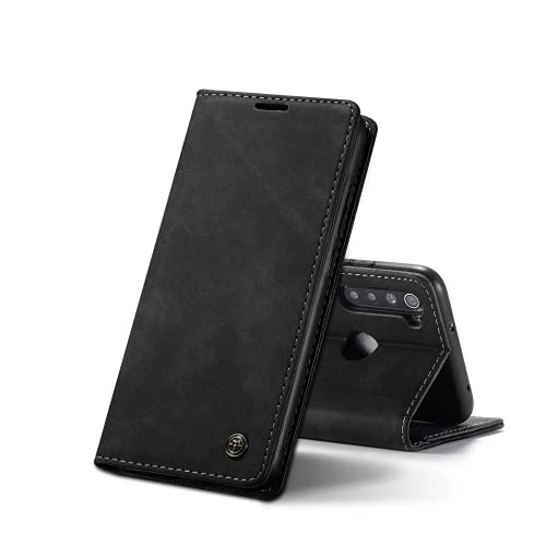Chocoyi Kompatibel mit Xiaomi Redmi Note 8 Hülle Leder,Magnetverschluss Premium PU Leder Flip Case,Standfunktion.-schwarz Chocoyi Kompatibel mit Xiaomi Redmi Note 8 Hülle Leder,Magnetverschluss Premium PU Leder Flip Case,Standfunktion.-schwarz von Chocoyi