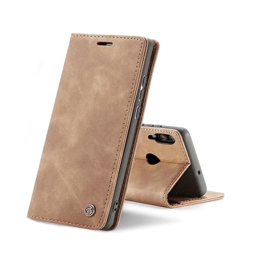 Chocoyi Schutzhülle aus Leder für Huawei P Smart 2019, Schutzhülle aus PU-Leder, Brieftasche, Magnetverschluss, Kartenfächer, Standfunktion, Braun Chocoyi Schutzhülle aus Leder für Huawei P Smart 2019, Schutzhülle aus PU-Leder, Brieftasche, Magnetverschluss, Kartenfächer, Standfunktion, Braun von Chocoyi