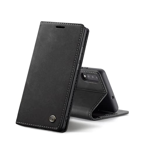 Chocoyi Schutzhülle aus PU-Leder für Samsung Galaxy A50/A30s/A50s, Schutzhülle aus PU-Leder, Magnetverschluss, Kartenfächer, Standfunktion, Schwarz Chocoyi Schutzhülle aus PU-Leder für Samsung Galaxy A50/A30s/A50s, Schutzhülle aus PU-Leder, Magnetverschluss, Kartenfächer, Standfunktion, Schwarz von Chocoyi