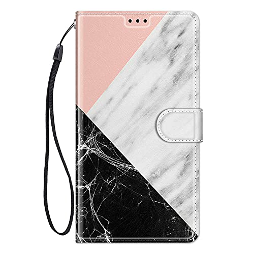 ChoosEU Hülle für Samsung Galaxy A23 / M23 5G / M13 4G Klapphülle Muster Handytasche Schutzhülle Flip Case Stoßfeste Silikon Motive Handyhülle Motiv Klappbar Lederhülle Galaxy A23 5G Cover - Marmor von Choeeu