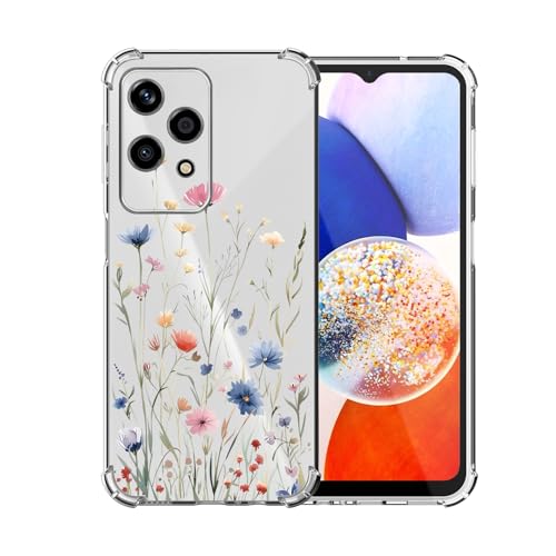 ChoosEU Transparent Hülle für Honor 200 Lite 5G Weich TPU Silikon Case mit Blume Muster Motiv für Mädchen Frauen Dünne Handyhülle Stoßfeste Airbag Schutzhülle Durchsichtig Cover - Blau Rosa ChoosEU Transparent Hülle für Honor 200 Lite 5G Weich TPU Silikon Case mit Blume Muster Motiv für Mädchen Frauen Dünne Handyhülle Stoßfeste Airbag Schutzhülle Durchsichtig Cover - Blau Rosa von Choeeu