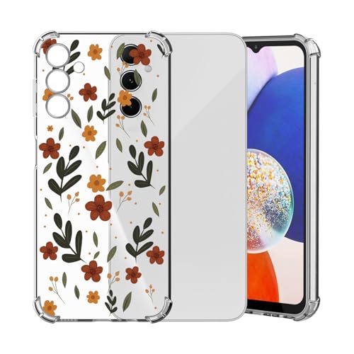 ChoosEU Transparent Hülle für Samsung Galaxy A05S Weich TPU Silikon Case mit Blume Muster Motiv für Mädchen Frauen Dünne Handyhülle Stoßfeste Airbag Schutzhülle Durchsichtig Cover - Rot Grün ChoosEU Transparent Hülle für Samsung Galaxy A05S Weich TPU Silikon Case mit Blume Muster Motiv für Mädchen Frauen Dünne Handyhülle Stoßfeste Airbag Schutzhülle Durchsichtig Cover - Rot Grün von Choeeu