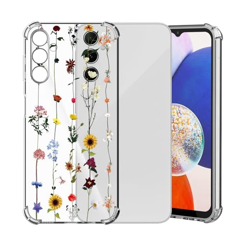 ChoosEU Transparent Hülle für Samsung Galaxy A54 5G Weich TPU Silikon Case mit Blume Muster Motiv für Mädchen Frauen Dünne Handyhülle Stoßfeste Airbag Schutzhülle Durchsichtig Cover - Sonnenblume ChoosEU Transparent Hülle für Samsung Galaxy A54 5G Weich TPU Silikon Case mit Blume Muster Motiv für Mädchen Frauen Dünne Handyhülle Stoßfeste Airbag Schutzhülle Durchsichtig Cover - Sonnenblume von Choeeu