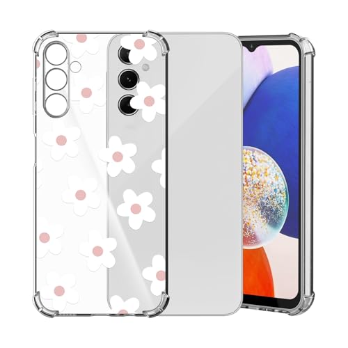 ChoosEU Transparent Hülle für Samsung Galaxy A54 5G Weich TPU Silikon Case mit Blume Muster Motiv für Mädchen Frauen Dünne Handyhülle Stoßfeste Airbag Schutzhülle Durchsichtig Cover - Weiß Rosa ChoosEU Transparent Hülle für Samsung Galaxy A54 5G Weich TPU Silikon Case mit Blume Muster Motiv für Mädchen Frauen Dünne Handyhülle Stoßfeste Airbag Schutzhülle Durchsichtig Cover - Weiß Rosa von Choeeu