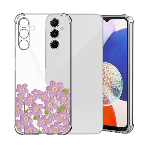 ChoosEU Transparent Hülle für Samsung Galaxy S24 FE 5G Weich TPU Silikon Case mit Blume Muster Motiv für Mädchen Frauen Dünne Handyhülle Stoßfeste Airbag Schutzhülle Durchsichtig Cover - Violett Lila ChoosEU Transparent Hülle für Samsung Galaxy S24 FE 5G Weich TPU Silikon Case mit Blume Muster Motiv für Mädchen Frauen Dünne Handyhülle Stoßfeste Airbag Schutzhülle Durchsichtig Cover - Violett Lila von Choeeu