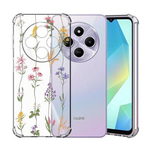 ChoosEU Transparent Hülle für Xiaomi Redmi 14C / Redmi 14 C Weich TPU Silikon Case mit Blume Muster Motiv für Mädchen Frauen Dünne Handyhülle Stoßfeste Schutzhülle Durchsichtig Cover - Rosa Violett ChoosEU Transparent Hülle für Xiaomi Redmi 14C / Redmi 14 C Weich TPU Silikon Case mit Blume Muster Motiv für Mädchen Frauen Dünne Handyhülle Stoßfeste Schutzhülle Durchsichtig Cover - Rosa Violett von Choeeu